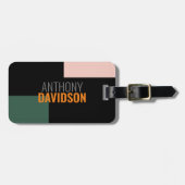 ミニマモダンリストエレガントプロフェッショナル平野 ラゲッジタグ (正面横)