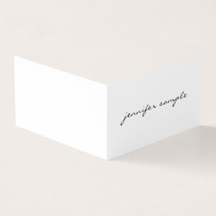 ミニマモダンリストエレガントプロフェッショナル 名刺