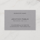 ミニマモダンリストエレガントモノグラムテンプレート 名刺 (裏面)