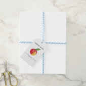 ミニマモダンリストエレガント差出人住所 ギフトタグ (より糸付き)