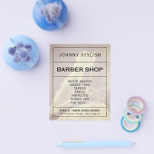 ミニマモダンリストエレガント理容師 チラシ (シングル)