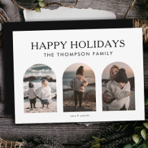 ミニマモダンリストカスタマイズ3枚の写真のクリスマス