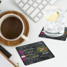 ミニマモダンリストカスタムのロゴスタイリッシュブラックバブル