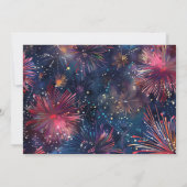 ミニマモダンリストカスタムの記念撮影カード 招待状 (裏面)