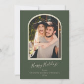 ミニマモダンリストカスタムのArchフォトグリーン シーズンカード (正面)