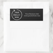 ミニマモダンリストカスタムロゴ 長方形シール (バッグ)