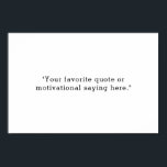 ミニマモダンリストカスタム引用文ポスター ポスター<br><div class="desc">独自の引用文カスタムポスターのウォールアートを作成するミニマルタイポグラフィ。</div>