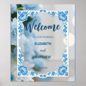 ミニマモダンリストクラシックの花結婚の数 ポスター (正面)