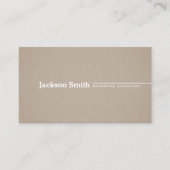 ミニマモダンリストクラフトカスタムプロフェッショナルブシン 名刺 (正面)