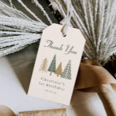 ミニマモダンリストクリスマス誕生日ありがとう ギフトタグ