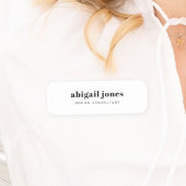 ミニマモダンリストクリーンシンプルヴィンテージレトロ 名札