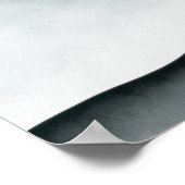 ミニマモダンリストグリーン抽象芸術山脈 ポスター (角)