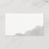 ミニマモダンリストグレイ結婚ウォーター色 プレイスカード (裏面)