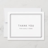 ミニマモダンリストサンキューカード/AVERYスイート サンキューカード (正面)