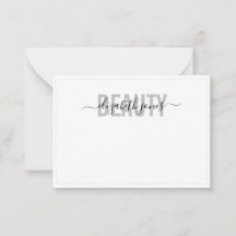 ミニマモダンリストシグネチャー白黒