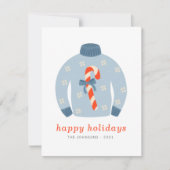 ミニマモダンリストシックで醜いニットのセーター シーズンカード (正面)