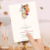 ミニマモダンリストシャンパンシップ&ベビーシャワーを見る 招待状