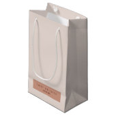 ミニマモダンリストシンプルのレイアウトタイプ スモールペーパーバッグ (正面アングル)