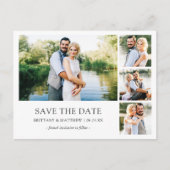 ミニマモダンリストシンプルの写真を保存する4 ポストカード (正面)