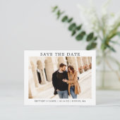 ミニマモダンリストシンプルの写真を保存 ポストカード (スタンド正面)