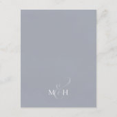 ミニマモダンリストシンプルの結婚詳細 エンクロージャーカード (裏面)