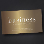 ミニマモダンリストシンプルシッフェイクク金ゴールドQRコード マグネット名刺