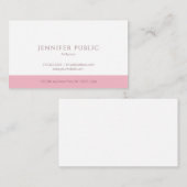 ミニマモダンリストシンプルデザインプロフェッショナルシック 名刺 (正面/裏面)