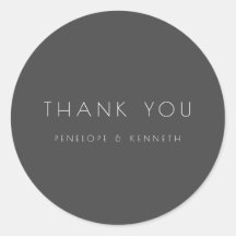 ミニマモダンリストシンプルブラック・結婚・サンキュー