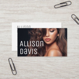 ミニマモダンリストシンプルプロフェッショナル写真 名刺