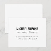 ミニマモダンリストシンプル平野 出欠カード (正面/裏面)