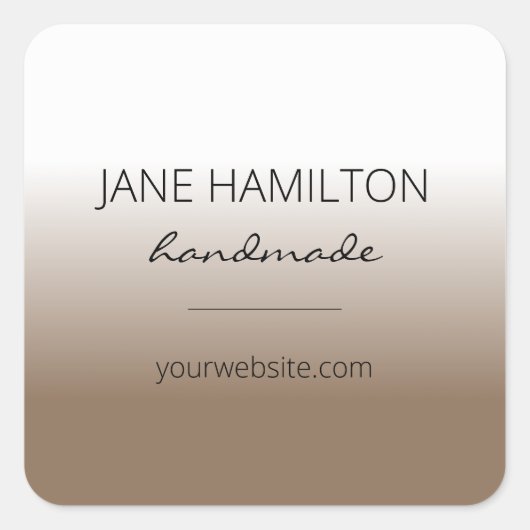 ミニマモダンリストシンプル スクエアシール (正面)