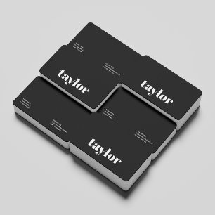 ミニマモダンリストスタイリッシュとトレンディープロフェッショナル 名刺