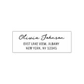 ミニマモダンリストスタイリッシュシック自己インキングスタンプ セルフインキングスタンプ (デザイン)