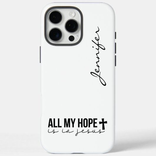 ミニマモダンリストスピリチュアル信仰iPhone Case-Mate iPhoneケース (裏面)