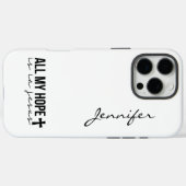 ミニマモダンリストスピリチュアル信仰iPhone Case-Mate iPhoneケース (裏面 (横))