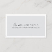 ミニマモダンリストセラピスト 名刺 (正面)