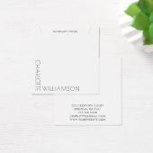 ミニマモダンリストタイポグラフィジュエリー表示カード (デスク)