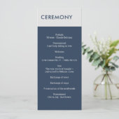 ミニマモダンリストタイポグラフィネイビーブルーグレー プログラム (スタンド正面)