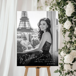 ミニマモダンリストタイポグラフィ写真ブライダルへようこそ アクリルサイン