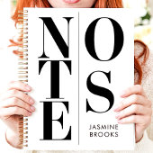 ミニマモダンリストタイポグラフィ名前をカスタムするノート プランナー手帳