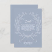 ミニマモダンリストダスティブルーとホワイト詳細 (正面/裏面)