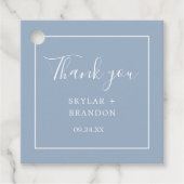 ミニマモダンリストダスティブルー フェイバータグ (正面)