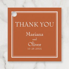 ミニマモダンリストテラコッタメッセージカード フェイバータグ