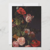 ミニマモダンリストテラコッタ結婚式招待状 招待状 (裏面)