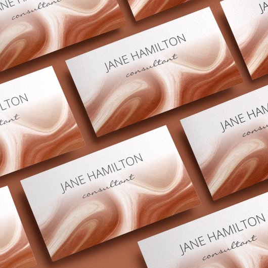 ミニマモダンリストテラコッタ 名刺