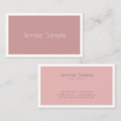 ミニマモダンリストデザインプお洒落ライラエレガントンド 名刺 (正面/裏面)