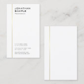 ミニマモダンリストデザインプロフェッショナルテンプレート 名刺 (正面/裏面)