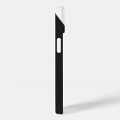 ミニマモダンリストトレンディー白黒水玉模様 Case-Mate iPhoneケース (裏面 / 右)