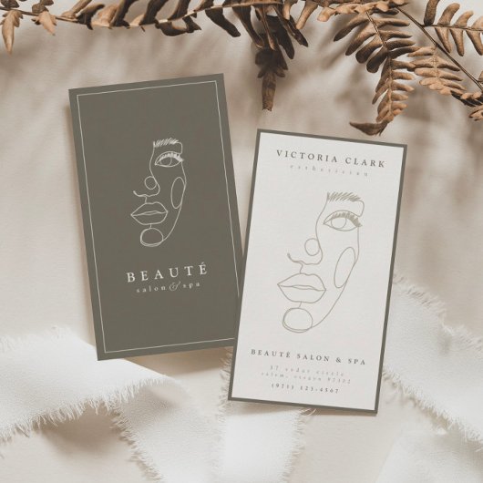 ミニマモダンリストニュートラルサロン&スパ 名刺