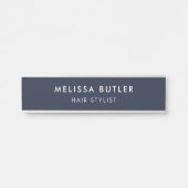 ミニマモダンリストネイビーブルードアサイン サインプレート (正面)